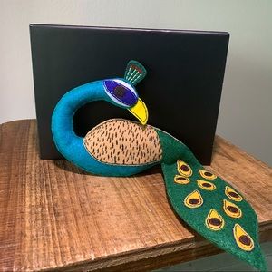 Handmade Peacock Cat Toy